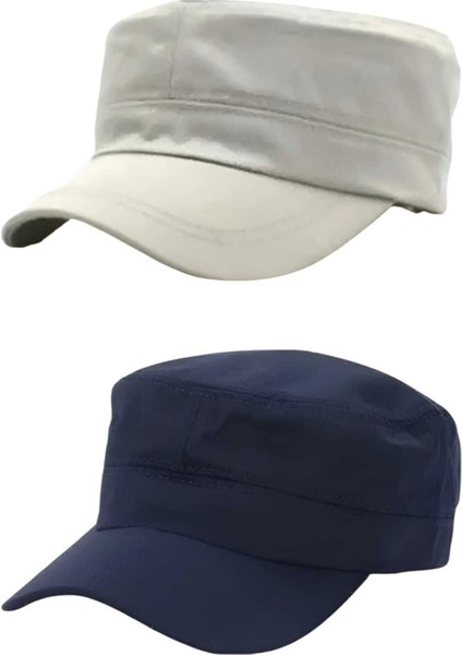 Unisex Pamuklu Castro Şapka 2 Adet