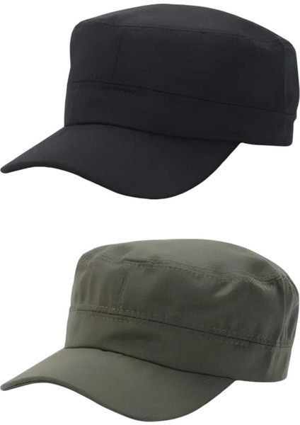 Unisex Pamuklu Castro Şapka 2 Adet