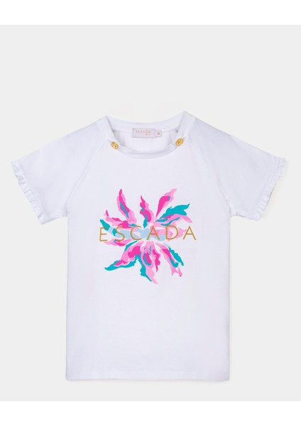 Önü Baskılı Kısa Kol Çocuk T-Shirt