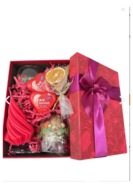 Hedye paket 2 Şarap Kadehi Çikolata Çerez Mum Portakal kahve ve Tarçın fırsatları