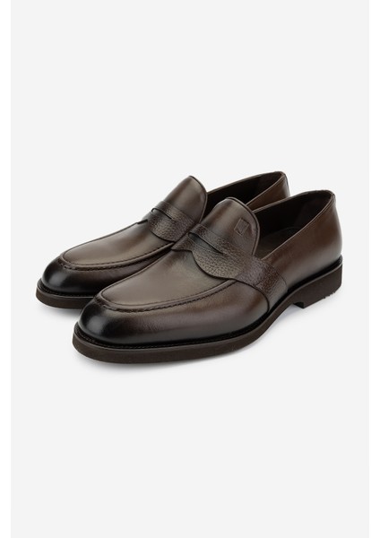 Erkek Deri Kahverengi Loafer Ayakkabı 722 21816 Erk Ayk Sk24-25 Kahve indirimleri
