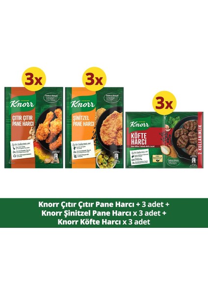 Harç Paketi 9'lu Set