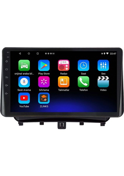 Araç Multimedya Cihazı - 2 32 / IPS 9 Inch Ekran - Navigasyon - Carplay - Ford Courier - Vsr