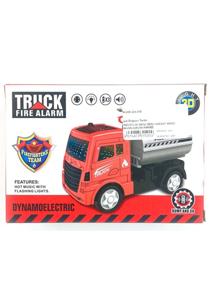 3D Işıklı Sesli Inşaat Aracı HH-226-229-218