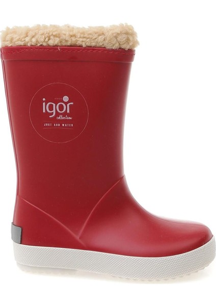 Splash Nautico Borreguito Yağmur Çizmesi W10207 Rojo