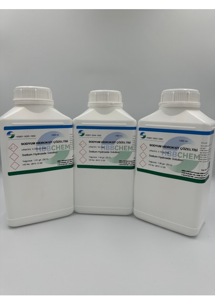 Sodyum Hidroksit Çözeltisi %5 M/v 1 Litre