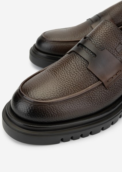 Erkek Deri Kahverengi Loafer Ayakkabı 722 5233 Erk Ayk Sk24-25 Kahve Fltr modelleri