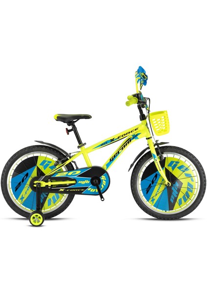 X-Force - 20" Mtb - 10' - Vitessiz - V.b. - Neon Sarı-Siyah/mavi