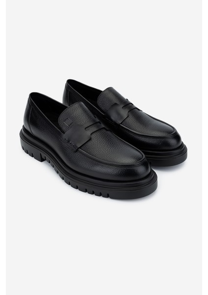 Erkek Deri Siyah Floter Loafer Ayakkabı 722 5233 Erk Ayk Sk24-25 Siyah Fltr fiyatları