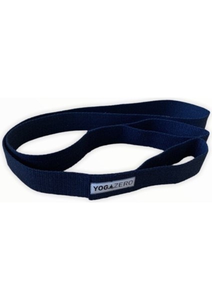 Lacivert Çift Halkalı Yoga Kemeri / Tokasız-