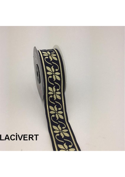 35084-BORDÜR - 10 mt Lacivert