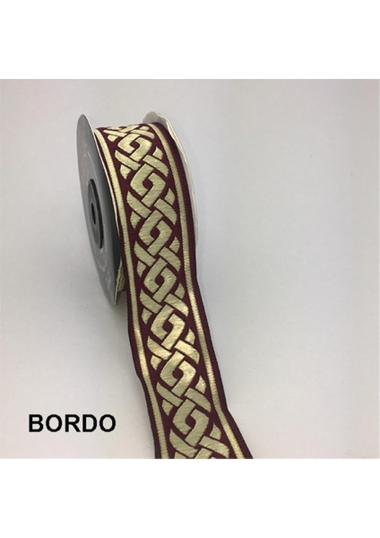 35069-BORDÜR - 10 mt Bordo