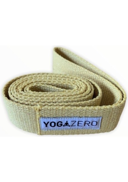 Yogazero Çift Halkalı Yoga Kemeri / Tokasız- Hardal Rengi