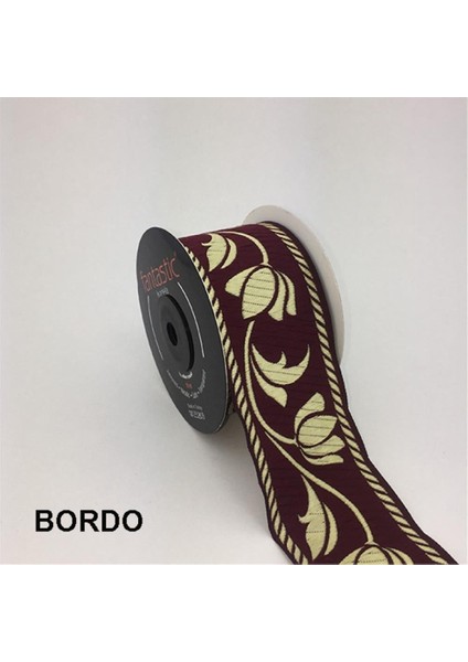50090-BORDÜR - 10 mt Bordo