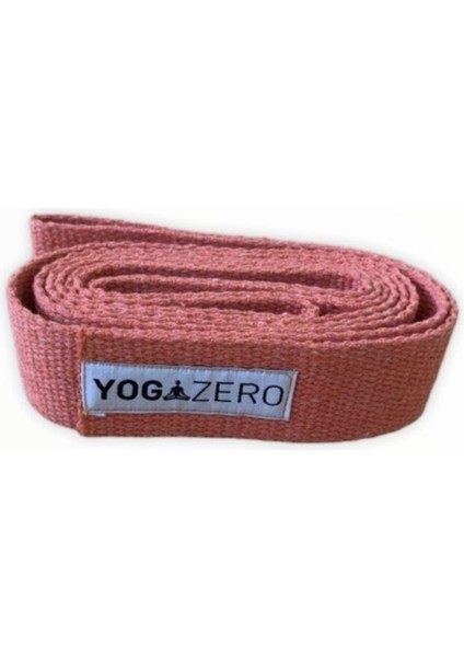 Yogazero Çift Halkalı Yoga Kemeri / Tokasız- Somon Rengi