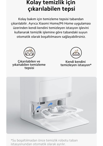 Istasyonlu 6000PA Üstün Emiş Güçlü Kendini Temizleyen Robot Vacuum X20 Plus Hepsi Bir Arada Akıllı Temizlik Robotu | Sesli Kontrol | Onerous Mutfak Tartısı Hediye