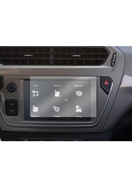 Citroen C-Elysee Mat Ekran Koruyucu 7 Inç Multimedya