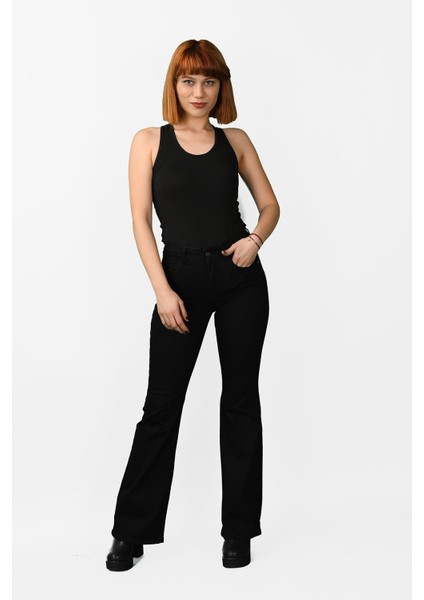 Kadın Çan Paça Kot Pantolon indirimleri