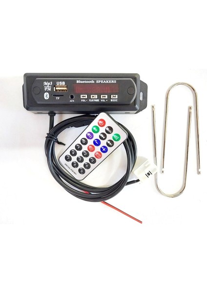 Citroen C3-C4-C5-Berlingo Rd4 Orjinal Teyp Için Mikrofonlu USB Bluetooth Aux 12V