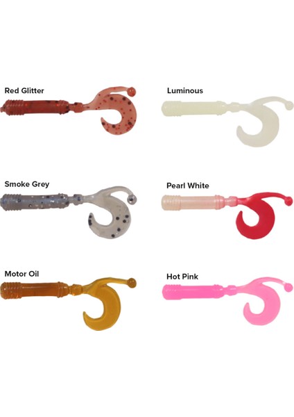 Baby Curtail 4.3 cm Silikon Yem