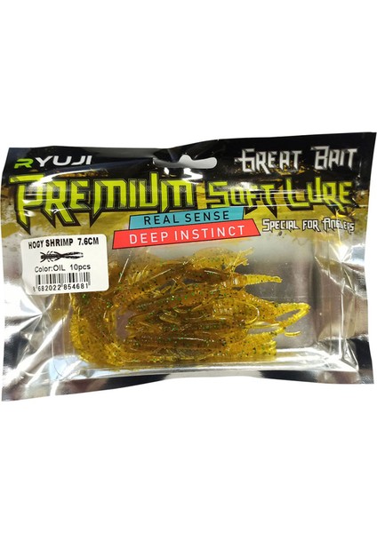 Hogy Shrimp 7.6 cm Silikon Karides Yem