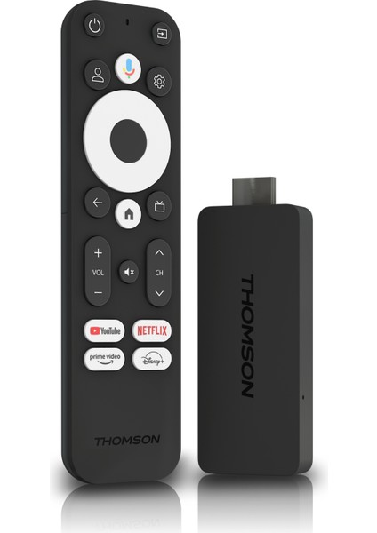 Streaming Stick 140 TV Stick 4K UHD Dolby Atmos Chromecast Android TV Media Player