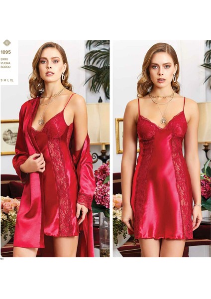 1095 Saten 6 Lı Set --Ekru - -- S