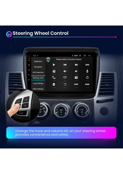 Mitsubishi L200 2008-2016 Android Multimedya Carplay 9 Inc IPS Ekran Hd 2/32GB Kamera Hediyeli fırsatları