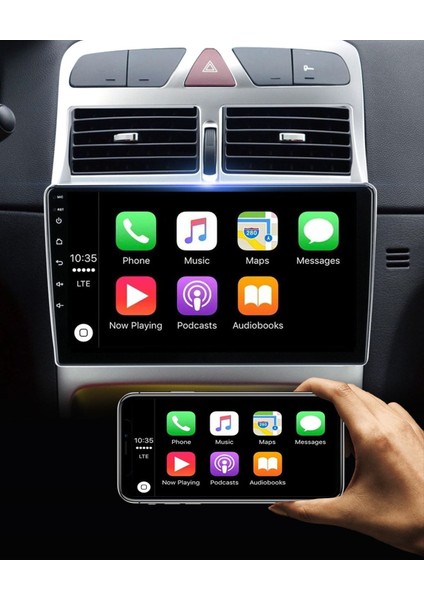 Peugeot 307 Multimedya Carplay 9 Inc Hd Android IPS Ekran 2GB/32GB 12 Sürüm Park Kamerası Hediyeli modelleri