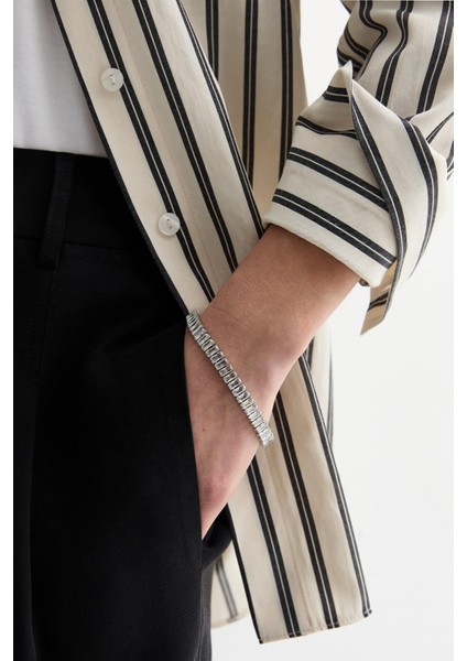 Paslanmaz Çelik Lüks Baget Taşlı Gold Bileklik fiyatları