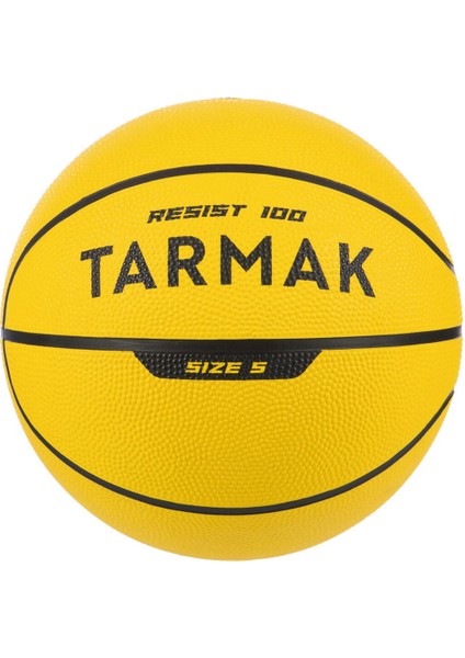 Basketbol Topu - 5 Numara - Sarı - R100
