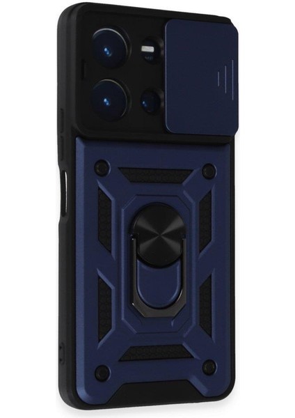 Vivo Y36 Ile Uyumlu Kılıf Kamera Korumalı Sürgülü Yüzüklü Standlı Tank fiyatları