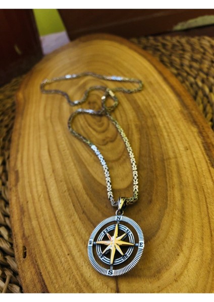 Kral Zincirli Pusula Kolye