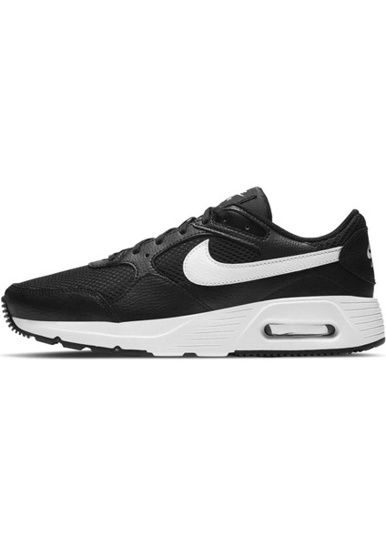 Air Max Sc Leather Sneaker Black Hakiki Deri Günlük Spor Ayakkabı Siyah
