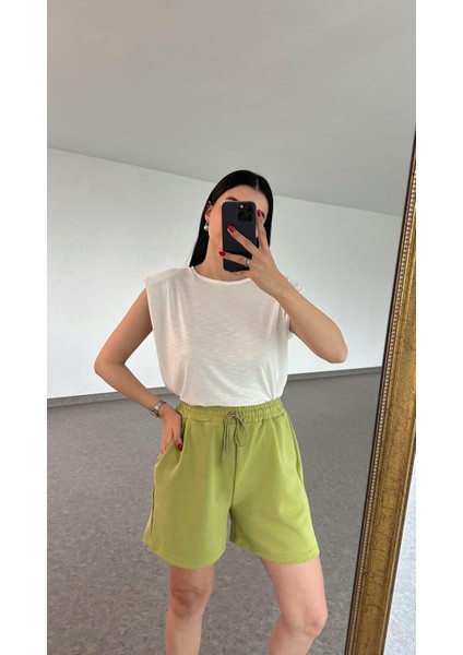 Vatkalı Beyaz Basic Tshirt fiyatları