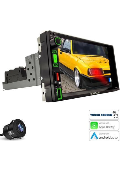 Hitech SP-8920A-CP Tofaş Android Double Teyp 7 Inç 4X55 Watt 2 32GB Carplay