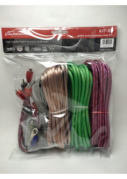 Kit-8p Amfi Full Set Kablo