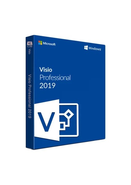 Visio Professional 2019 Ömür Boyu Elektronik Lisans (Mail Adresinize Kayıt)