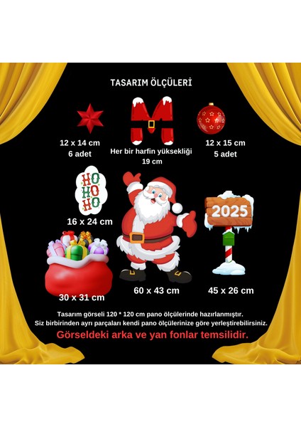 Mutlu Yıllar Okul Pano Süsü 02 modelleri