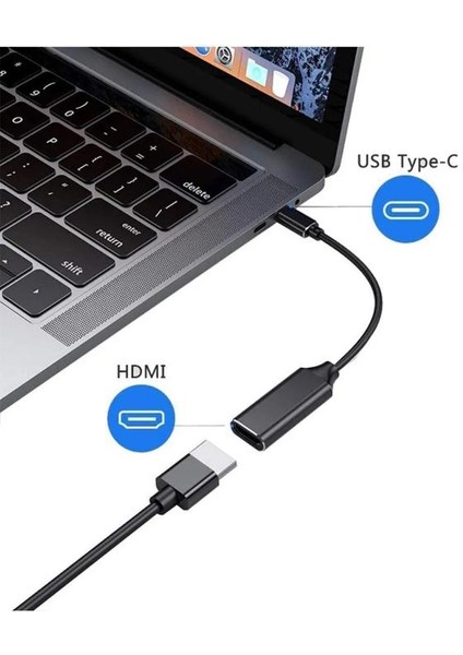 AL-C55 Type-C To Ultra HDMI 4K Adaptör