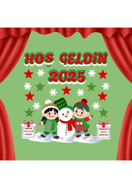 Hoş Geldin 2025 Okul Pano Süsü fiyatları