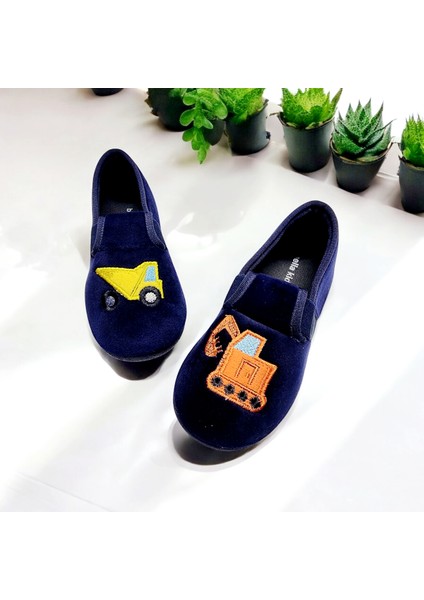 Çocuk Kışlık Iş Makinesi Temalı Ev,kreş,anasınıfı Panduf