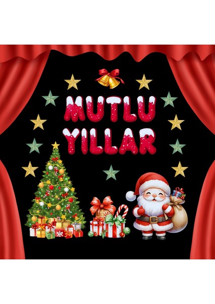 Mutlu Yıllar Okul Pano Süsü 01