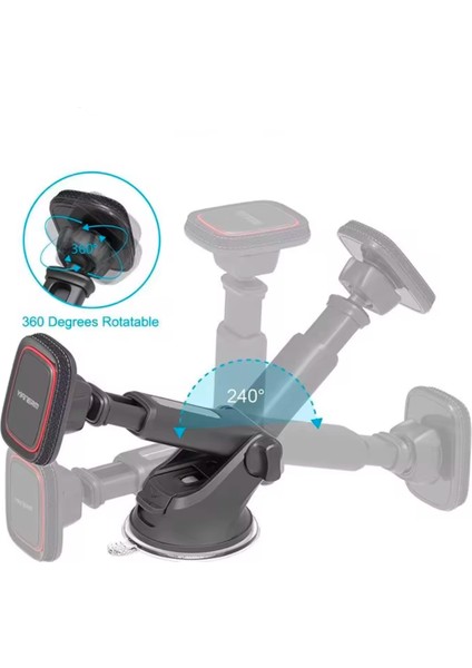 H-CT502 Ekstra Güçlü Manyetik Vantuzlu Araç Içi Telefon Tutucu fiyatları