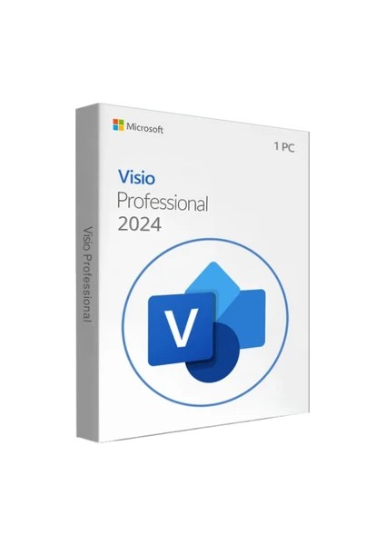 Visio Standard 2024 Ömür Boyu Elektronik Lisans (Mail Adresinize Kayıt)