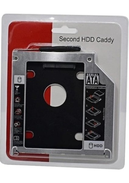 9.5mm HDD Caddy Serial Ata (Hdd Kızak)