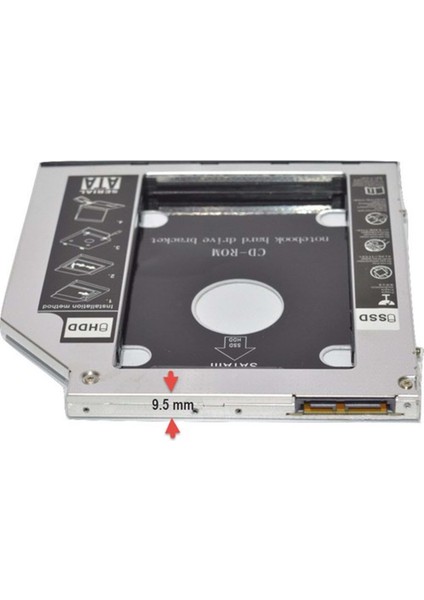 9.5mm HDD Caddy Serial Ata (Hdd Kızak)