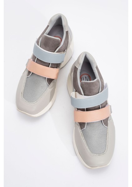 Berge Buz Multi Kadın Cırtlı Dolgu Taban Spor Sneakers fiyatları