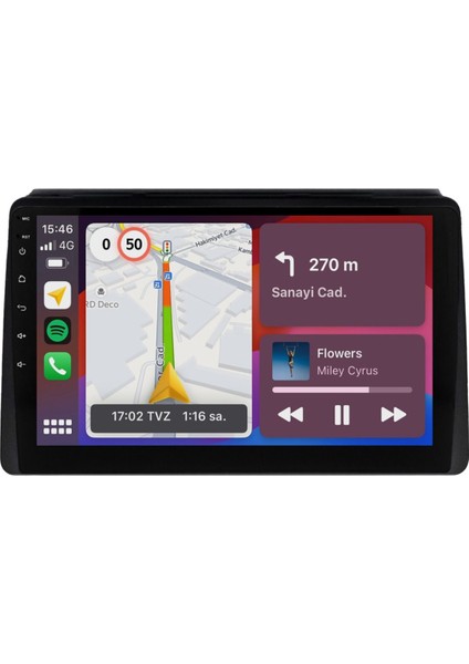 Dacia Duster Android Multimedya Sistemi (2018-2024) CRV4608XP Uyumlu