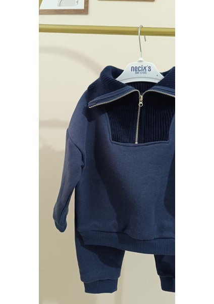 Triko Yaka Erkek Bebek Ikili Takım modelleri